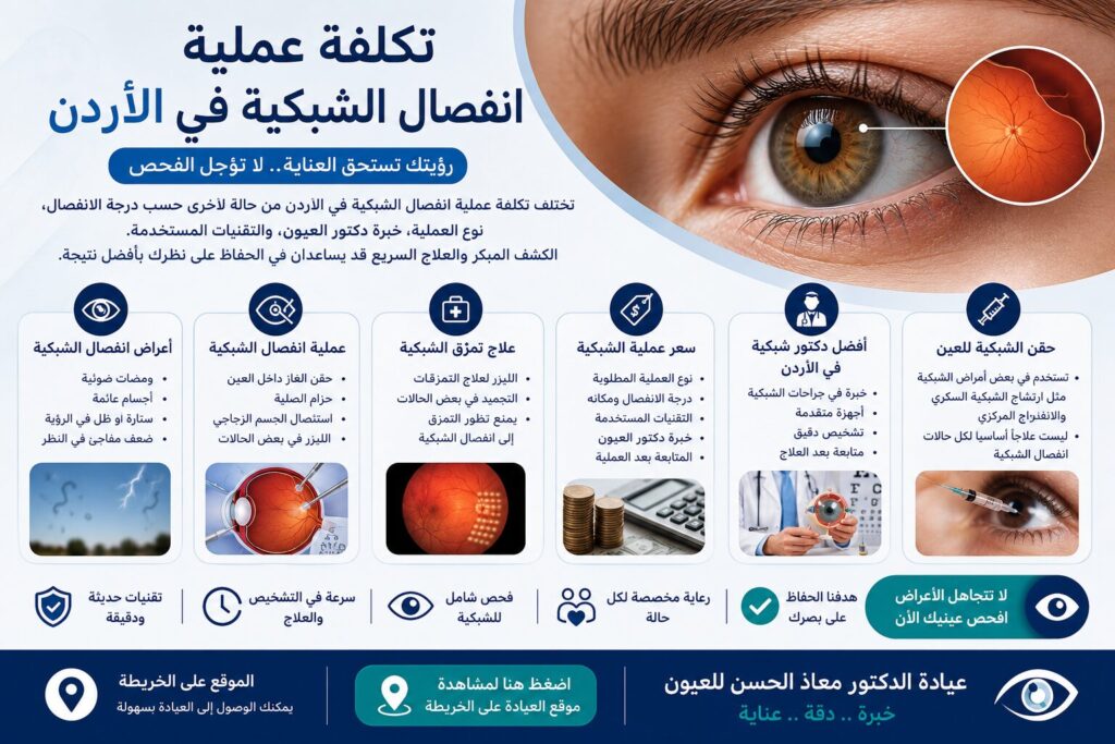 تكلفة عملية انفصال الشبكية في الأردن 3